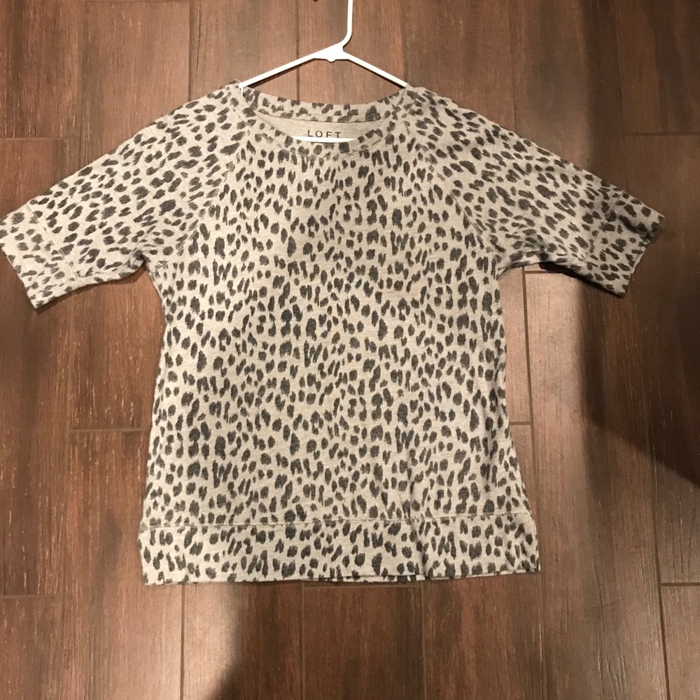 Loft animal print shirt